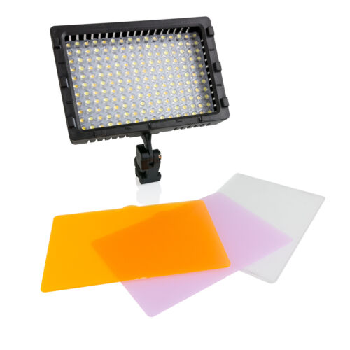 Opteka 176 LED Dimmable Video Fill Hotshoe Light for Digital and Video Cameras