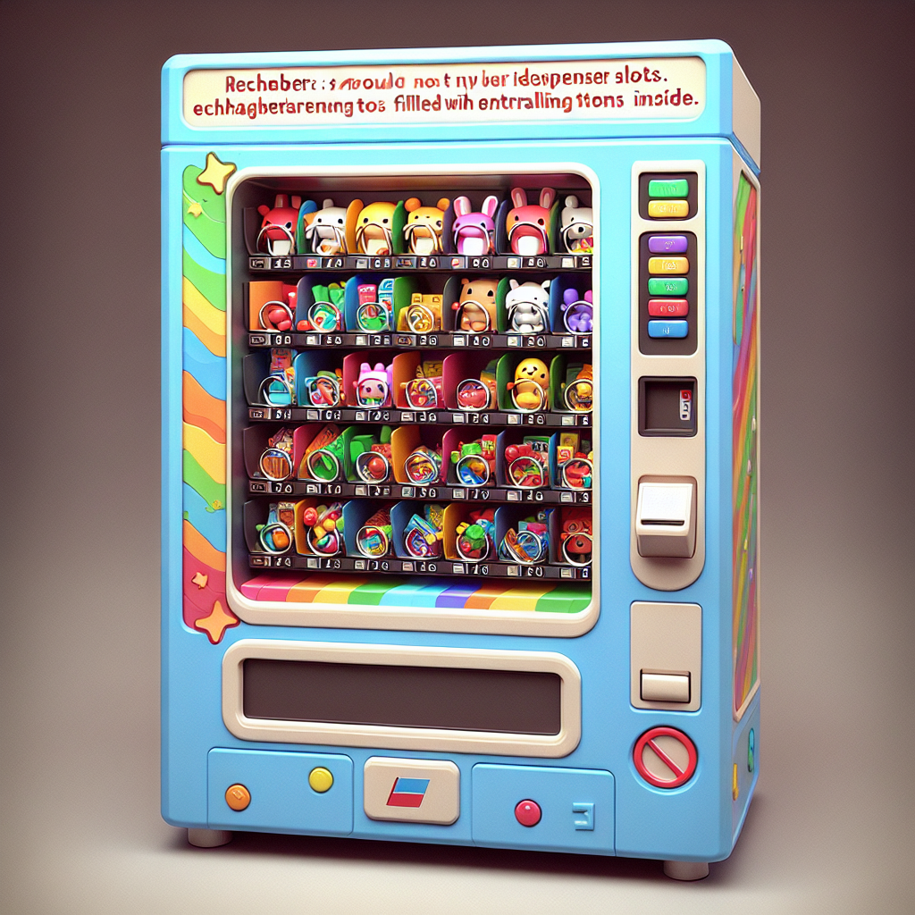 The Ultimate Gift Guide: Rechargeable Dispenser Toys Mini Vending Machine for Kids