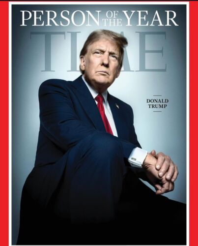 DONALD TRUMP  TIME PERSON OF THE YEAR –  Time Magazine December 2024 – PRE SALE