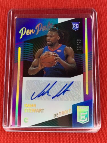 * Rising Star Isaiah Stewart 2020-21 Donruss Elite PP-IST Pen Pals RC Auto /25 *