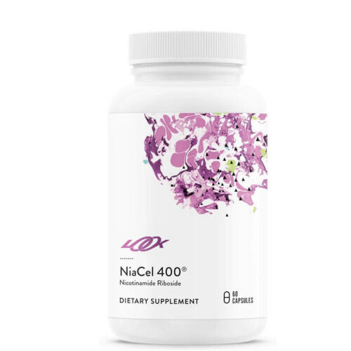 NiaCel 400 Niacinamide nucleoside supplement gluten free -60 capsules