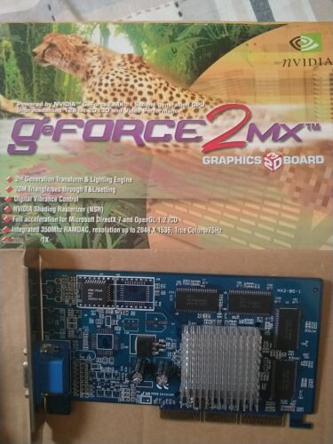 nVidia gForce2 MX Model P55 AGP 64mb Card N11071