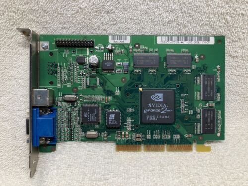 nVidia gForce 2 MX Graphics Card Model P55 AGP Card N11071 – Function Tested