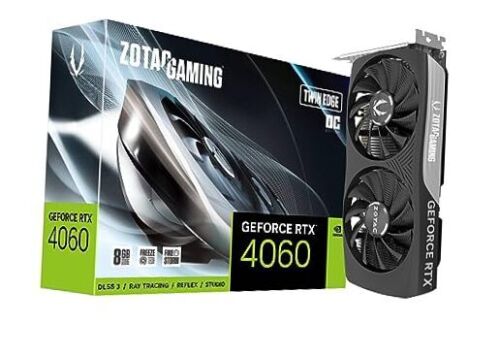 Gaming GeForce RTX 4060 8GB Twin Edge OC DLSS 3 8GB GDDR6 128-bit 17 Gbps