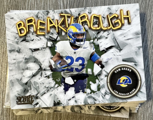 2022 Score Football – BREAKTHROUGH inserts – You Pick – Complete your Set