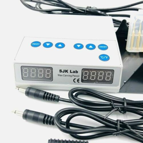 Dental Lab Electric Waxer Carving Knife Contain 6 Wax Tips + 2 Pens IST