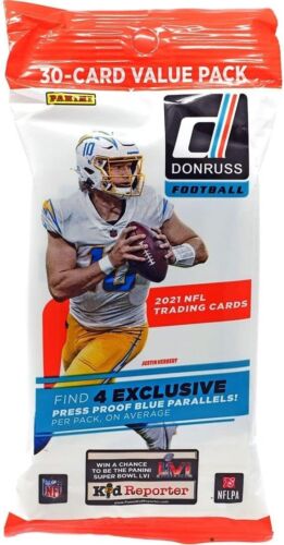 2021 Panini Donruss Football Fat Pack Cello Brand New Factory SEALED