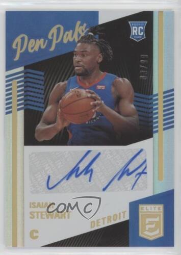 2020-21 Donruss Elite Pen Pals /99 Isaiah Stewart #PP-IST Rookie Auto RC