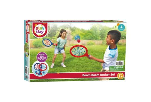 Boom Boom Racket Game Set, 4 Pc. Red & Blue, Children Ages 3+