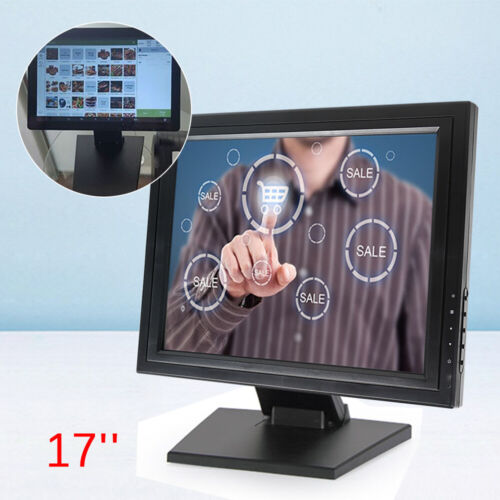 17 Inch LCD Display Touch Screen Monitor Featuring Collapsible 300 cd/m2 110 V