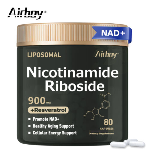 Nicotinamide Riboside 900mg – NAD+, Resveratrol – for Anti~Aging Energy Focus