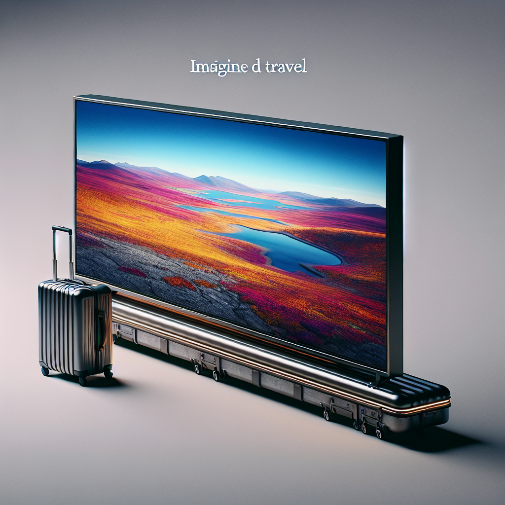 Immerse Yourself in HD Entertainment with IPS Stretched Bar LCD Travel Display