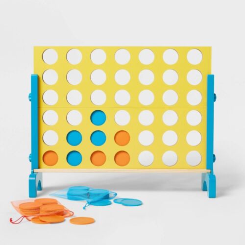 Sun Squad Game Kids Outdoor Family Jumbo Connect Four Ages 3+ 2+ Players Giant