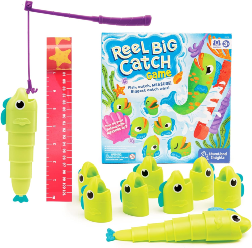 Reel Big Catch Game, Preschool Early Math Game, Gift for Kids Ages 3+