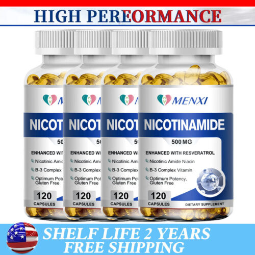 MENXI Niacinamide mononucleotide 120 capsules NAD supplement anti-aging pills