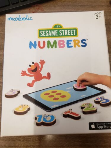 Marbotic – Sesame Street Numbers for iPad -Ages 3-5 – Interactive Wooden Numbers