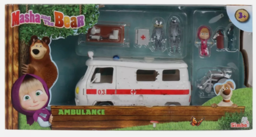 Jada Toys Masha & The Bear Masha Playset – Ambulance Ages 3+