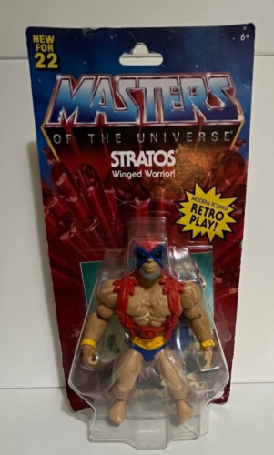 Masters of the Universe Stratos Mattel Retro Figure Sealed New MOTU