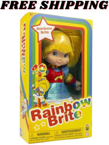 Rainbow Brite 12″ Threaded Hair Plush Doll, Children Ages 3+