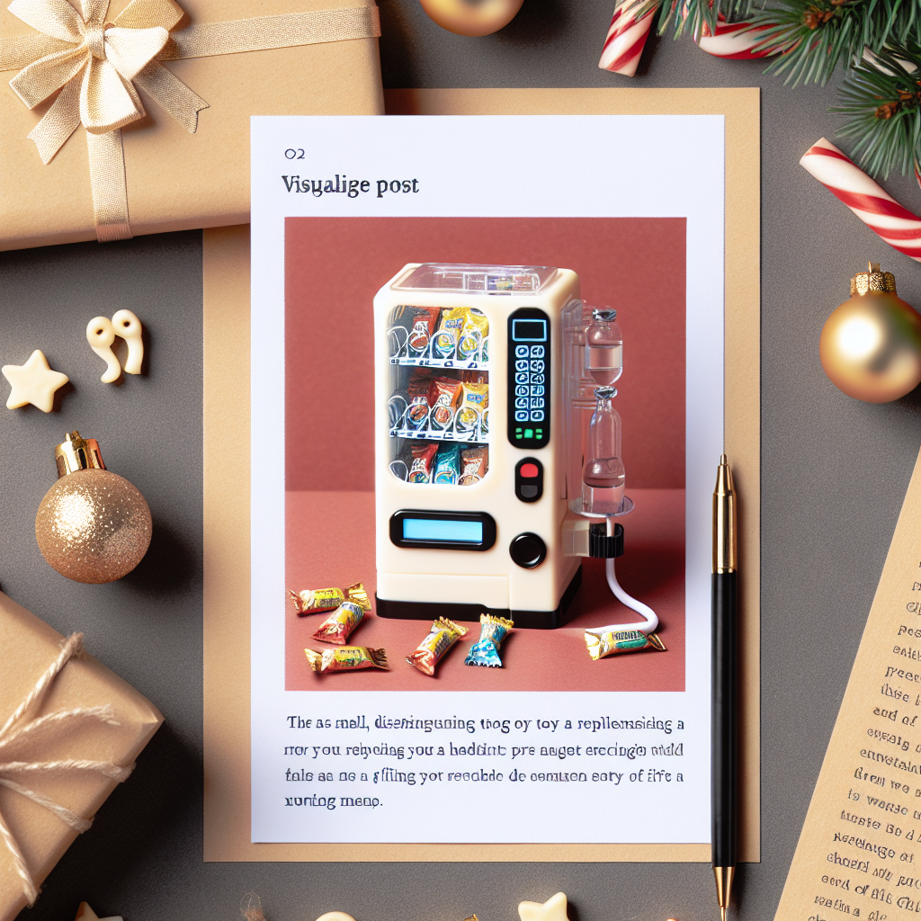 Why Rechargeable Dispenser Toys Mini Vending Machine is the Must-Have Gift for Kids this Christmas