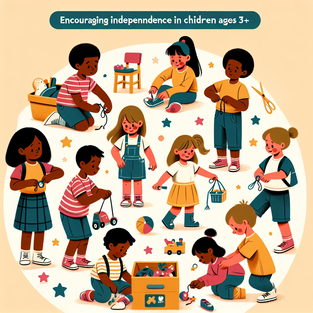 Encouraging Independence in Children Ages 3+