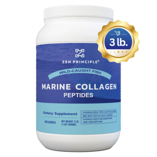 Marine Collagen Peptides Hydrolyzed. Wild-Caught Fish. All Natural 3 lb