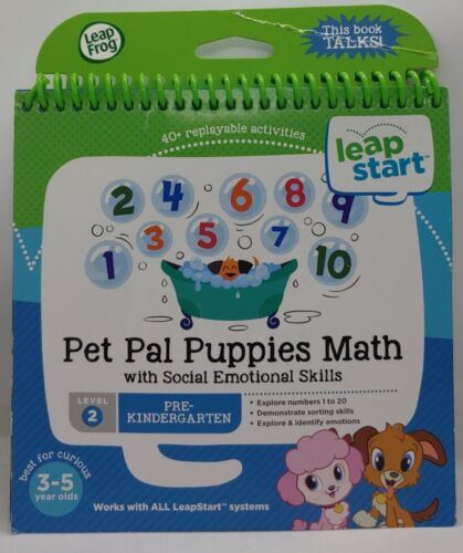 LeapFrog LeapStart Pet Pal Puppies Math Level 2 Ages 3-5 21511