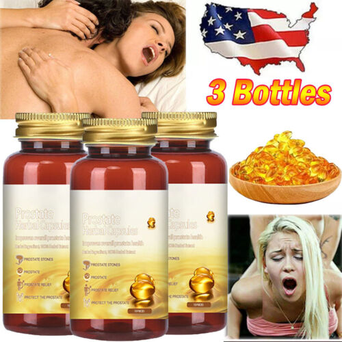 3 PCS NEW North Moon Capsules Prostate Health Reduce Frequent Urination For Men