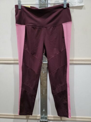 Tangerine Women’s Active Rib Legging Size M Port & Dark Rose