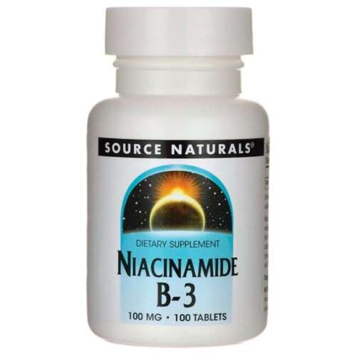 Source Naturals Niacinamide B-3 100 mg 100 Tabs