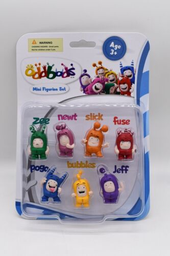 New Oddbods Action Figure Toy Fuse, Jeff, Zee & + Mini Figurine Set ( Ages 3+)