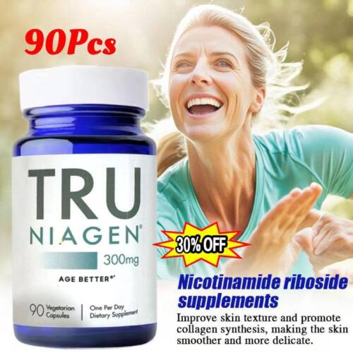 TRU NIAGEN 30ct/300mg Multi Award Winning Patented NAD+ Boosting Supplement