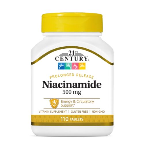 Niacinamide 500 Mg Prolonged Release Tablets, 110-Count