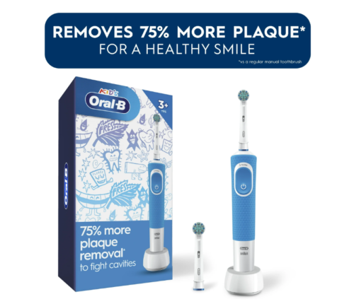 Oral-B Kid’s Rechargeable Toothbrush Ages 3+ Soft Bristles IMPERFECT BOX