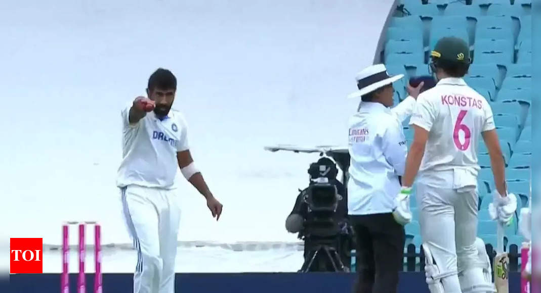 DRAMA! Jasprit Bumrah has heated exchange with Sam Konstas, India skipper then glares him down – Watch | Cricket News