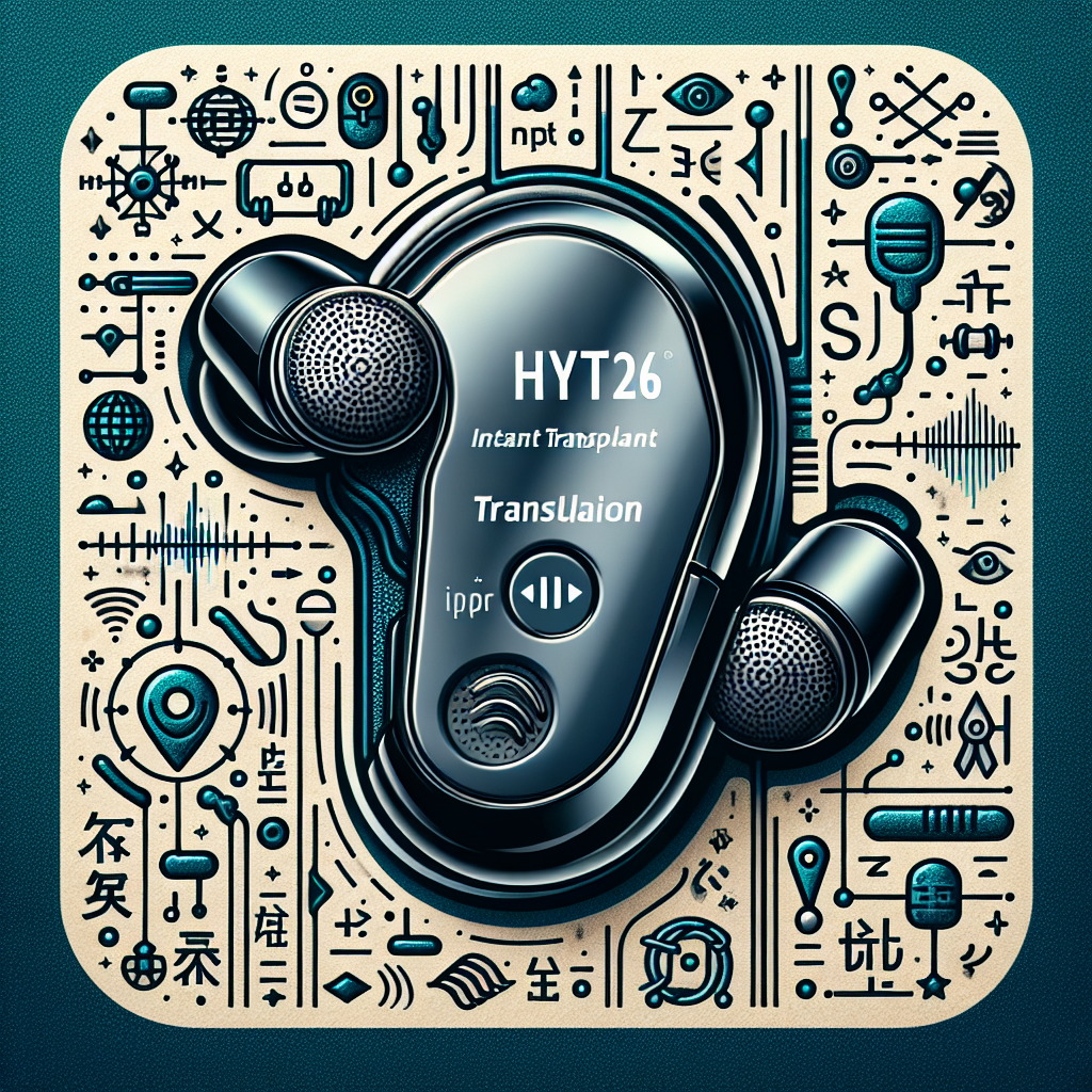 Discover the Power of Instant Translation with HYT26 Earbuds