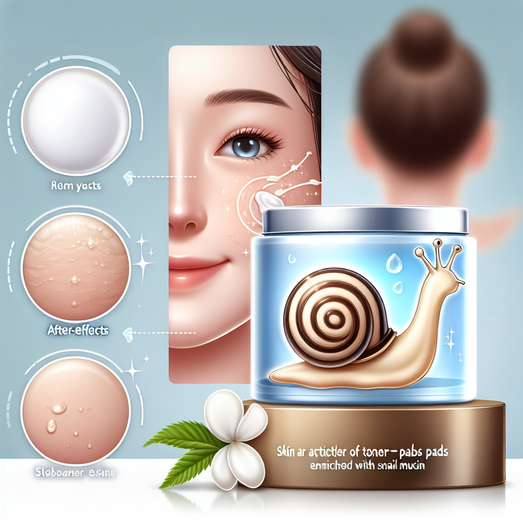 Say Goodbye to Dark Spots and Wrinkles with Hydrating Toner Pads Featuring Snail Mucin