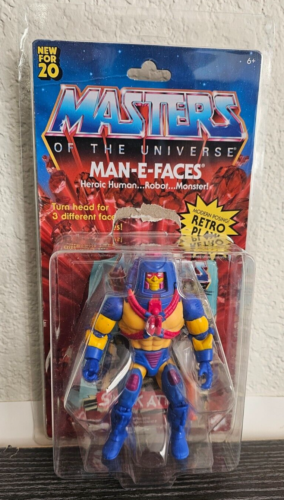 Mattel Masters of the Universe Origins Man-E-Faces Retro Play Action Figure