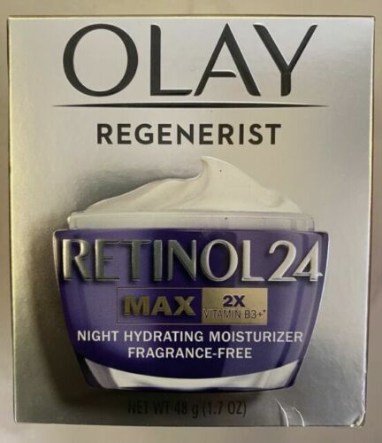 L’Oréal Revitalift Night Moisturizer, Retinol + Niacinamide – 1.7oz Box Damaged