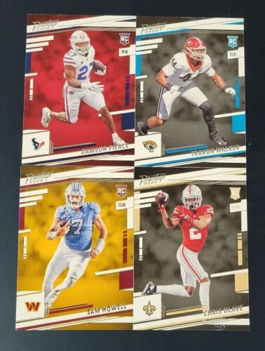 2022 Panini Prestige Football Base ROOKIES 301-400 You Pick the Card