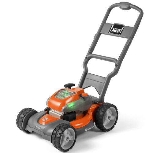 Husqvarna Toy Lawn Mower with Realistic Sounds and Light-Up Engine