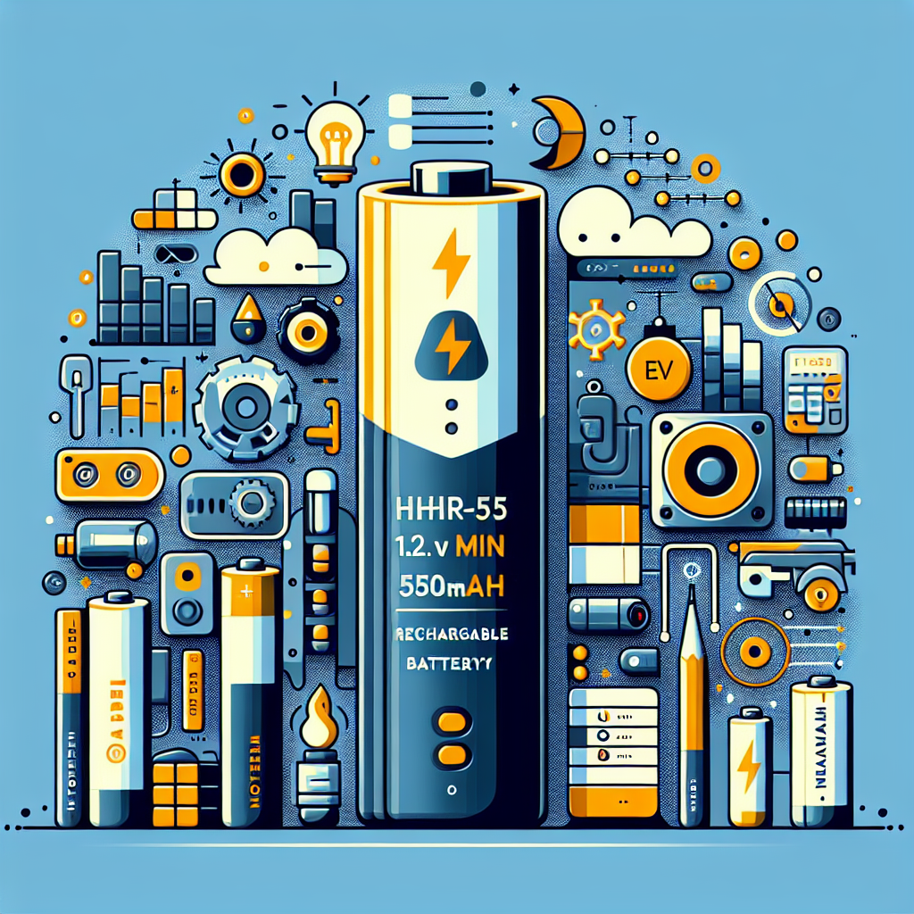 A Comprehensive Guide to the HHR-55AAABU 1.2V Min 550mAh Rechargeable Battery