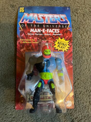 Mattel Masters Of The Universe Origins – Trap Jaw ERROR CARD (Man-E-Faces)