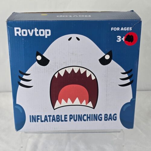 Rovtop Kids Inflatable Punching Bag Shark Ages 3+ NIB