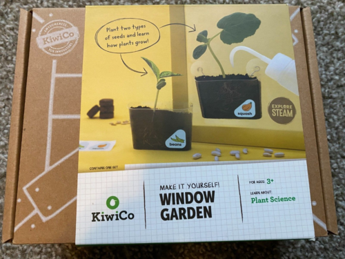 KiwiCo Squash & Beans Window Garden Plant Science Ages: 3+ NEW