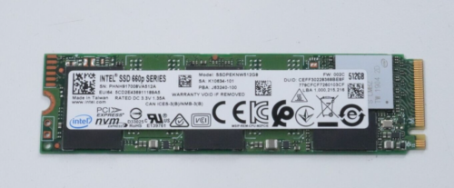 512GB INTEL 660p Series M.2 NVMe PCIe SSD Solid State Drive SSDPEKNW512G8