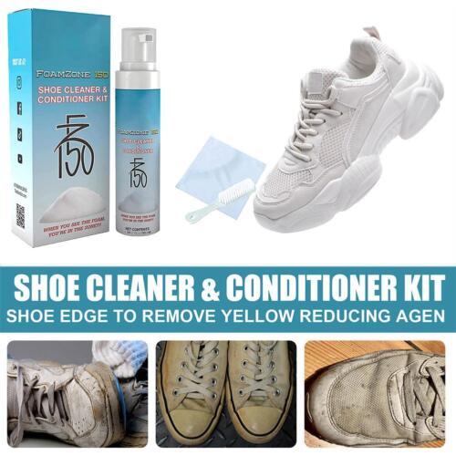 COZGO Shoe Cleaner Kit for Sneaker, Water-Free Foam Sneaker Cleaner 5.3Oz with S