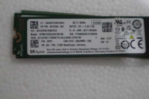 SSD DRIVES ALL BRANDS DISCOUNTED PRICES NVME SSD/ 256 GB/512 GB 2230/2242/2280