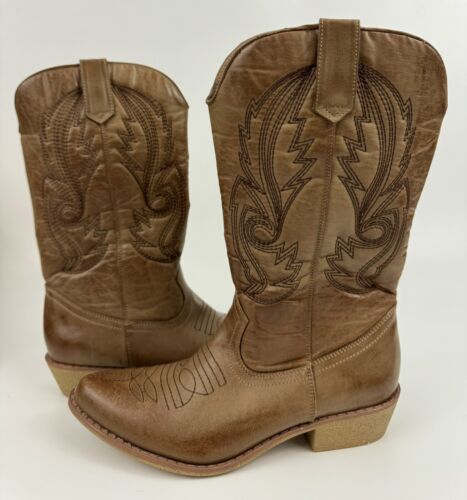 NEW Coconuts by Matisse Gaucho Cowboy Boot Sz 6M Tan Women’s