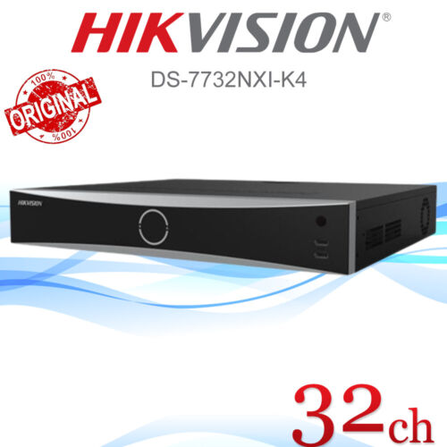 Hikvision 32ch 4K AcuSense NVR DS-7732NXI-K4 32 Channel Network Recorder No-PoE